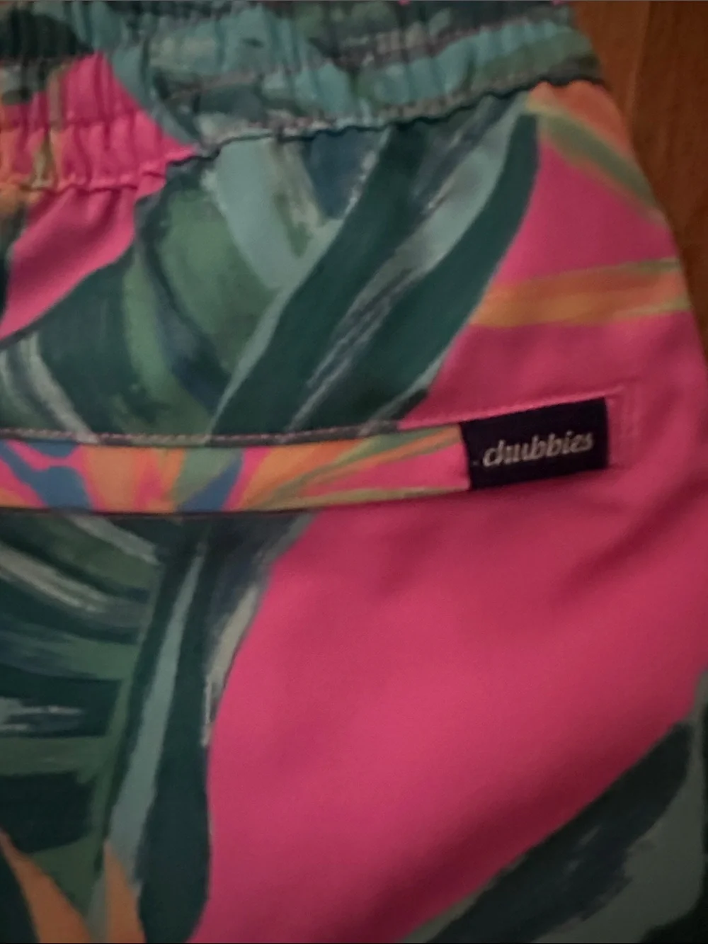 Chubbies Bords of Paradise Tropical Leaf Print Youth Shorts